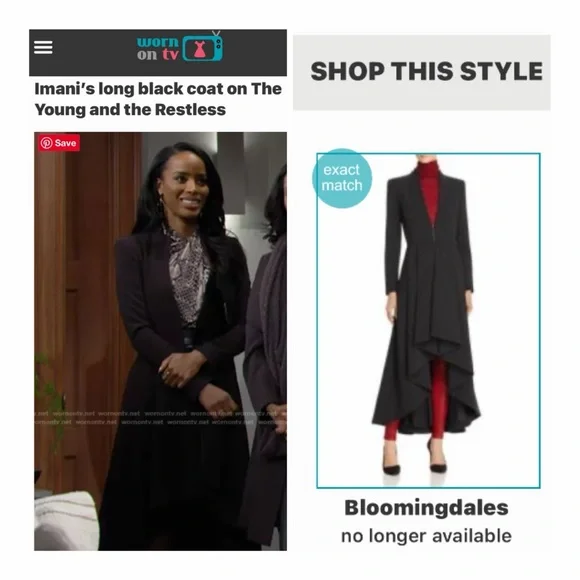 ALICE+OLIVIA new Alcina Black High-Low Tailored Pleated Luxury Dress Trench Coat - Picture 4 of 17